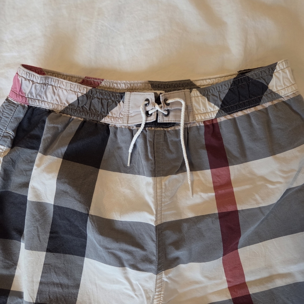 Boys Kids BURBERRY Children Swim Trunks Size 10Y - Picture 8 of 8
